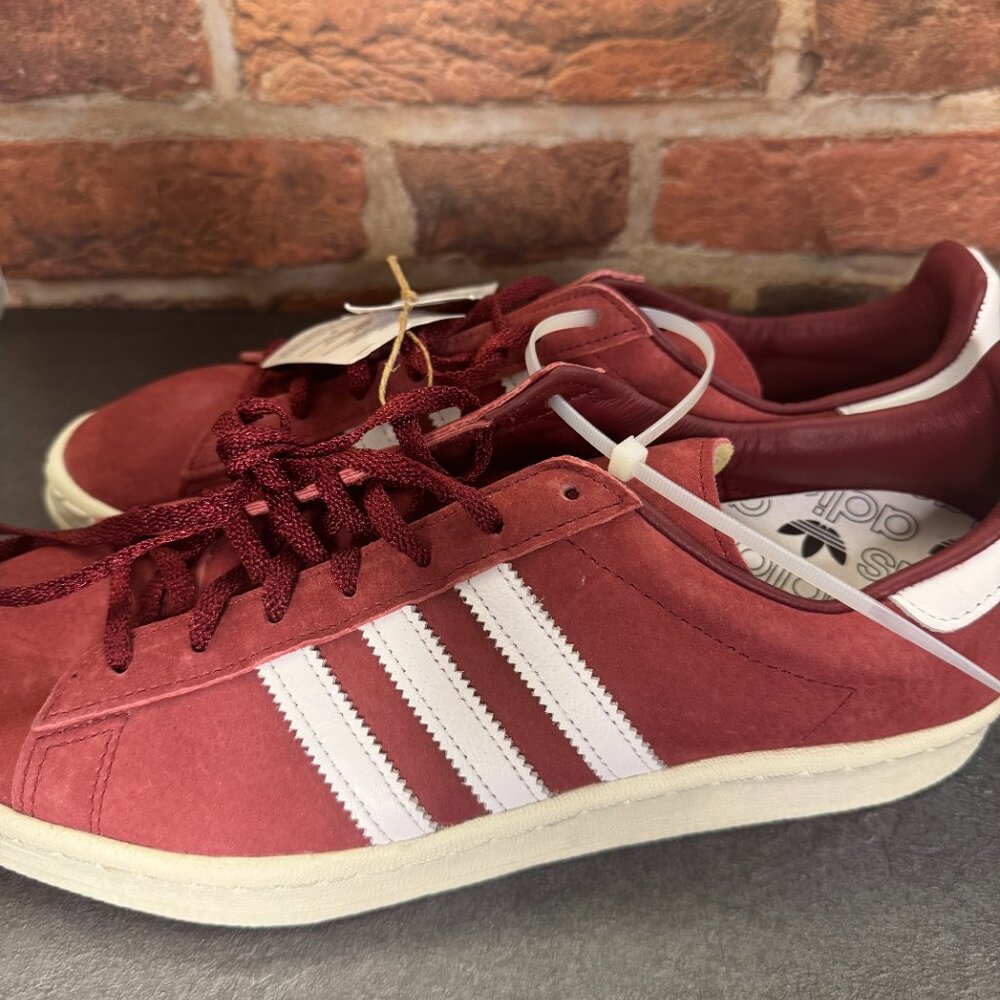 Adidas Campus 80s Burgundy 10.5M - Picture 4 of 6